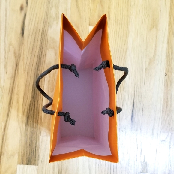 HERMES Orange Shopping GIFT BAG PAPER Tote 16.5" x 8.25” x 4" Authentic - Picture 4 of 5